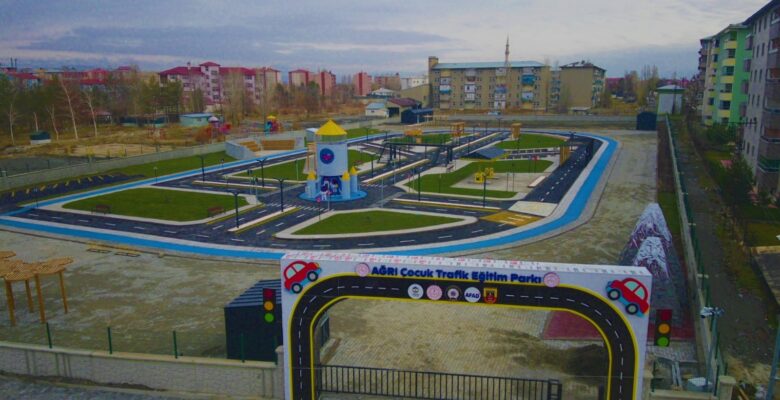 Ağrı’da Çocuk Trafik Eğitim Parkı hizmet için gün sayıyor