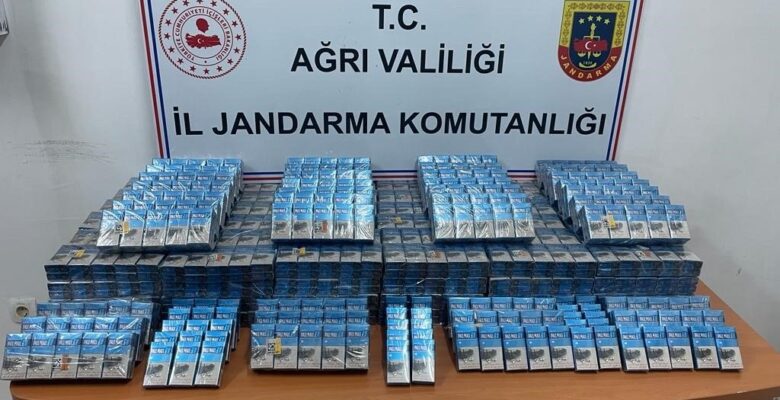 Ağrı’da 3 bin 851 paket kaçak sigara ele geçirildi