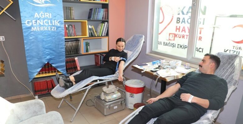 Ağrı GSİM’den kan bağış kampanyasına destek