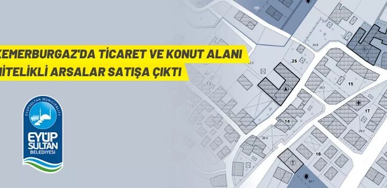 Eyüpsultan Belediyesi’nden arsa satış ihalesi