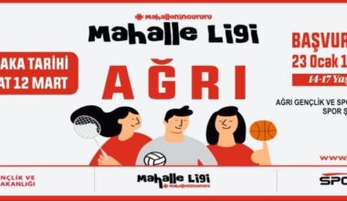 Ağrı’da Mahalle Ligi heyecanı yaşanacak