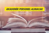 İstanbul Kent Üniversitesi Akademik Personel Alacak