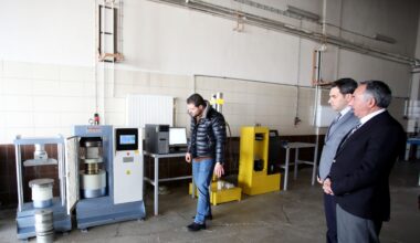 AİÇÜ’de yapı malzemeleri araştırma laboratuvarı açıldı