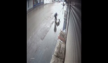 Kablo hırsızı güvenlik kameralarına yakalandı