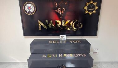 Ağrı’da uyuşturucu operasyonu; 4 gözaltı