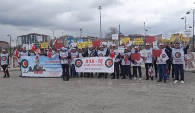 HAK-İŞ Ağrı Şubesi; “ Güçlü gelecek için taleplerimizi yine meydanlardan yüksek sesle haykırıyoruz”
