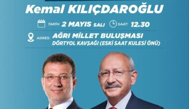 Kılıçdaroğlu Ağrı’ya geliyor