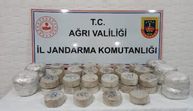 Ağrı’da 24 kilo uyuşturucu ele geçirildi