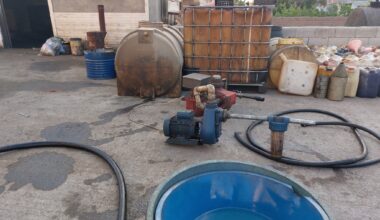 Ağrı’da kaçak akaryakıt için yer altına 15 tonluk tank gömmüşler