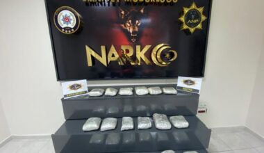 Ağrı’da Narkotik Köpeği “Pars” uyuşturucuya geçit vermiyor