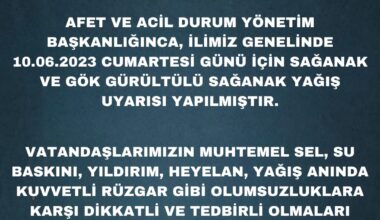 Ağrı Valiliği kötü hava koşullarına karşı uyardı