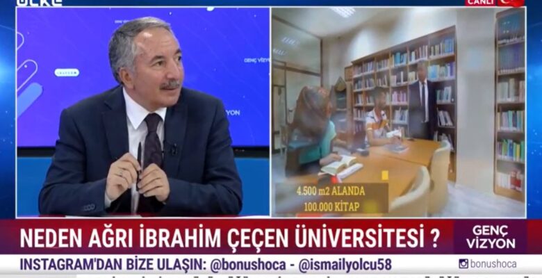 Prof. Dr. Karabulut, Ülke TV’de AİÇÜ’yü Anlattı