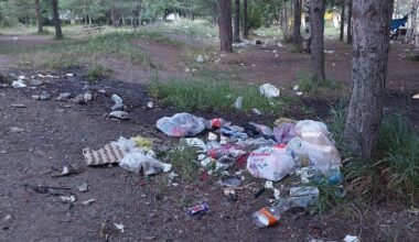 Ağrı’da TRT Parkı mesire alanı çöpten geçilmiyor