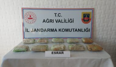 Ağrı’da 10 kilo 580 gram uyuşturucu ele geçirildi
