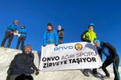 Gönüllü Dağcılar ONVO Ağrı 1970 Sporu, Ağrı Dağı’nın Zirvesine Taşıdı