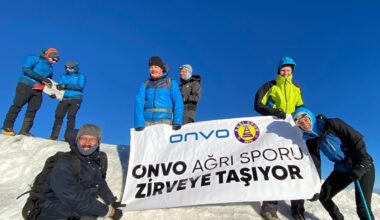 Gönüllü Dağcılar ONVO Ağrı 1970 Sporu, Ağrı Dağı’nın Zirvesine Taşıdı