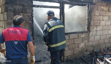 Ağrı’da çıkan yangın korkuttu