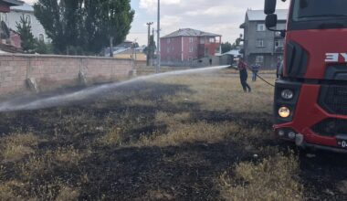 Ağrı’da 5 ayrı noktada yangın çıktı