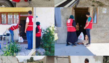 Kızılay Ağrı’da ihtiyaç sahiplerinin yanında olmaya devam ediyor