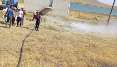 Ağrı’da 3 köyde çıkan yangınlar kontrol altına alındı