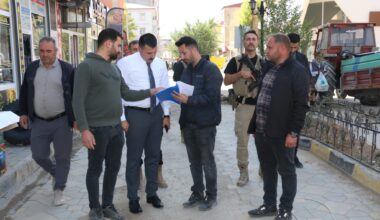 Diyadin’de İnönü ve Prestij caddeleri yenileniyor