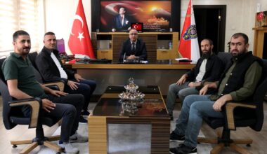 Ağrı Çalışan Gazeteciler Cemiyeti, yeni Emniyet Müdürü İpar’ı ziyaret etti