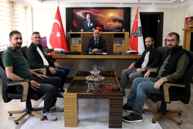 Ağrı Çalışan Gazeteciler Cemiyeti, yeni Emniyet Müdürü İpar’ı ziyaret etti