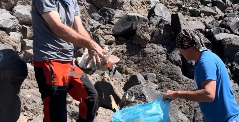 4200 rakımda çöp toplayacaklar