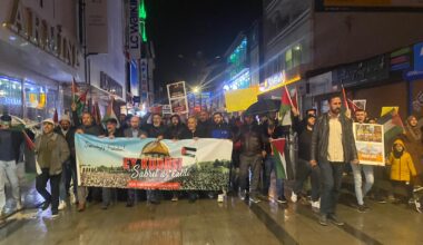 Hastane bombalayan İsrail, Ağrı’da lanetlendi