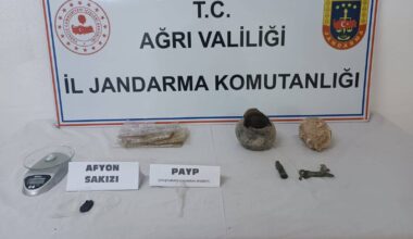 Ağrı’da tarihi eser ve uyuşturucu operasyonu