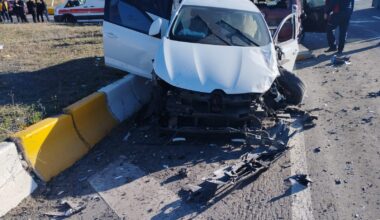 Ağrı’da iki araç çarpıştı; 7 yaralı