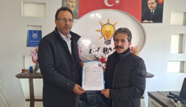 Özgür Demir, AK Parti’den Diyadin Belediye Başkan Aday Adaylığı için başvuru yaptı