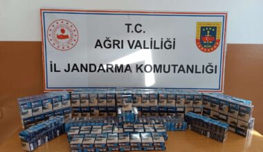 Ağrı’da 655 paket kaçak sigara ele geçirildi