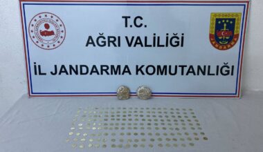 Ağrı’da 170 tarihi sikke ele geçirildi