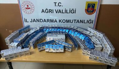 Ağrı’da 1680 paket kaçak sigara ele geçirildi