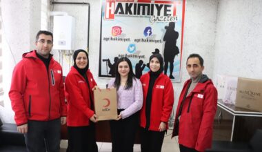 Kızılay’dan gazetemize ziyaret