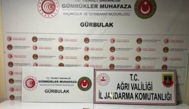 Ağrı’da 6,6 milyonluk kaçak altın ele geçirildi