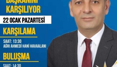 AK Parti Ağrı Belediye Başkan Adayı Aydın;  “Ağrı çok demokratik bir seçim görecek”