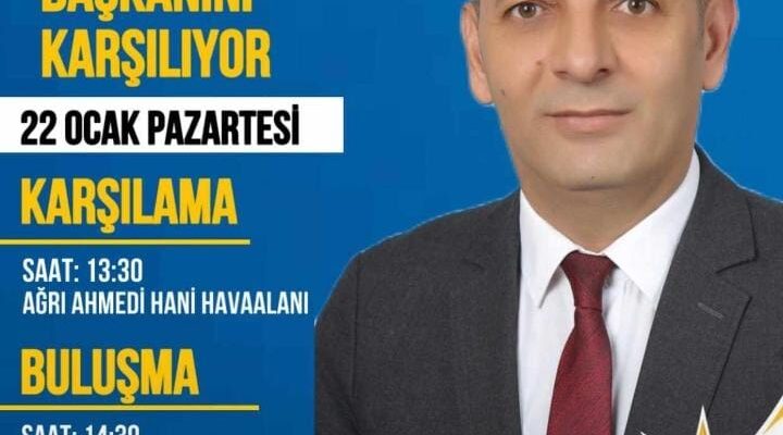 AK Parti Ağrı Belediye Başkan Adayı Aydın;  “Ağrı çok demokratik bir seçim görecek”
