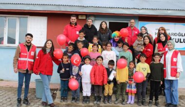 Kızılay’dan Haydaroğlu Köyü İlkokulu Öğrencilerine Sürpriz Ziyaret