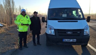 Eleşkirt’te Okul Servisleri Denetlendi