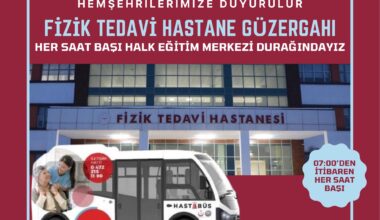 Fizik Tedavi Hastanesi’ne Otobüs Hattı Verildi
