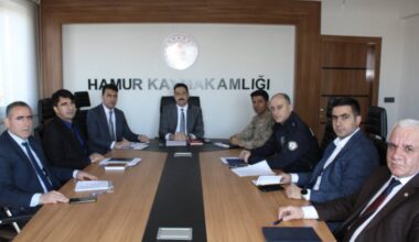 Hamur’da Seçim Güvenliği Toplantısı Yapıldı