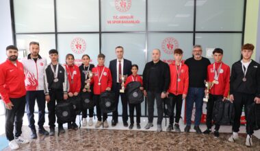 Fedai Din, Başarılı Sporcuları Misafir Etti