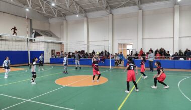 Ağrı’da Okul Sporları Küçükler Voleybol İl Birinciliği Heyecanı Başladı
