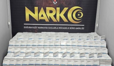 Doğubayazıt’ta Uyuşturucu Operasyonu: 24 Bin 900 Ampul Sentetik Ecza İlacı Ele Geçirildi