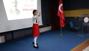 Ağrı’da “İstiklal Marşı’nı Güzel Okuma” Yarışması Final Heyecanı