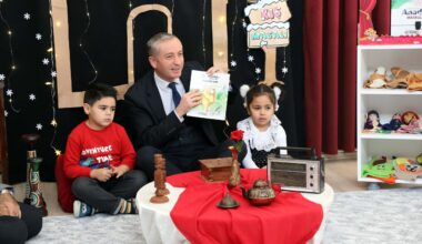 Ağrı Milli Eğitim Müdürü Kökrek Minik Öğrencilere Masal Okudu