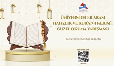 Üniversitesiteler Arası Hafızlık ve Kur’an-ı Kerim’i Güzel Okuma Yarışma Başvurusu Başladı
