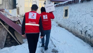 Kızılay, Taşlıçay’da İhtiyaç Sahiplerine Yardım Elini Uzatıyor